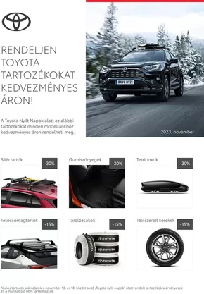 Toyota katalógus, Monor | nyiltnap tartozek katalogus | 2025-05-09T00:00:00.000Z - 2026-05-09T00:00:00.000Z