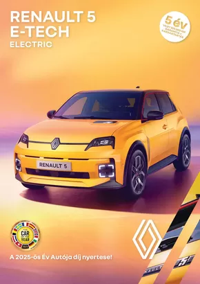 Renault katalógus, Fót | Renault r5-price | 2025-05-12T00:00:00.000Z - 2026-05-12T00:00:00.000Z