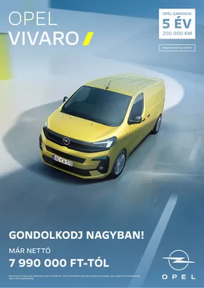 Opel katalógus, Balatonalmádi | Új Opel Vivaro | 2025-05-22T00:00:00.000Z - 2026-05-22T00:00:00.000Z