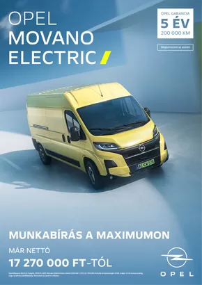 Opel katalógus | Opel Movano Electric | 2025-05-22T00:00:00.000Z - 2026-05-22T00:00:00.000Z