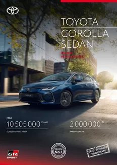 Toyota katalógus, Budapest | arlista corolla sedan 2024 | 2025-06-10T00:00:00.000Z - 2026-06-10T00:00:00.000Z
