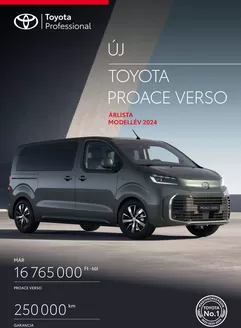 Toyota katalógus, Békéscsaba | arlista proace verso | 2025-06-20T00:00:00.000Z - 2026-06-20T00:00:00.000Z