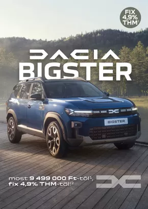 Dacia katalógus, Mosonmagyaróvár | Dacia Bigster | 2025-01-01T00:00:00.000Z - 2025-12-31T00:00:00.000Z