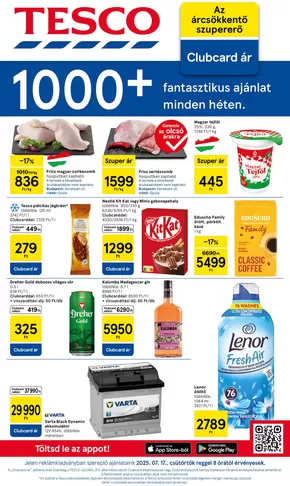 Tesco katalógus, Mezőkövesd | Ajánlatok kedvezményvadászoknak | 2025-07-17T00:00:00.000Z - 2025-07-23T00:00:00.000Z