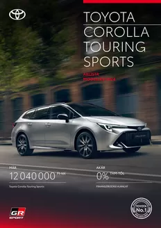 Toyota katalógus, Budapest | arlista corolla touring sports 2024 | 2025-07-14T00:00:00.000Z - 2026-07-14T00:00:00.000Z