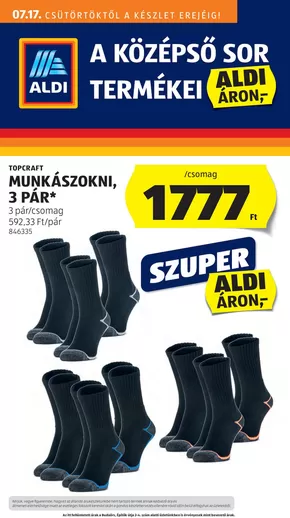 Aldi katalógus, Pápa | Ajánlatok kedvezményvadászoknak | 2025-07-16T00:00:00.000Z - 2025-07-17T00:00:00.000Z