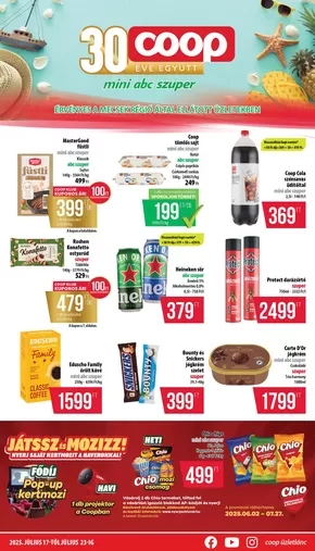Coop katalógus, Celldömölk | Coop regionális szórólap július 3. hét - Mecsek | 2025-07-17T00:00:00.000Z - 2025-07-23T00:00:00.000Z