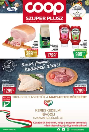 Coop katalógus, Mezőkövesd | A legjobb ajánlataink Önnek | 2025-07-17T00:00:00.000Z - 2025-07-23T00:00:00.000Z