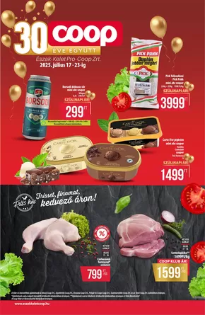 Coop katalógus, Nyíregyháza | Coop regionális szórólap július 3. hét - Észak-Kelet | 2025-07-17T00:00:00.000Z - 2025-07-23T00:00:00.000Z
