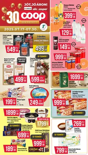 Coop katalógus | Coop regionális szórólap július 3-4. hét - Hétforrás | 2025-07-17T00:00:00.000Z - 2025-07-30T00:00:00.000Z
