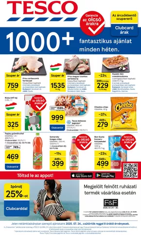 Tesco katalógus, Bonyhád | Exkluzív ajánlatok és akciók | 2025-07-24T00:00:00.000Z - 2025-07-30T00:00:00.000Z