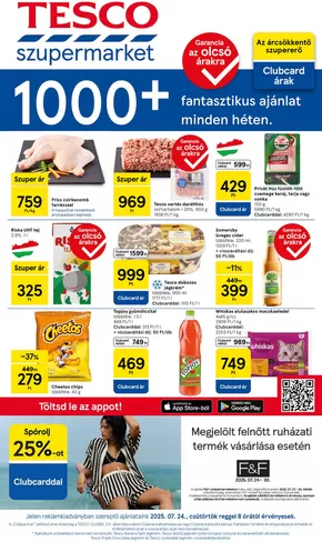 Tesco katalógus, Szeged | Aktuális akciók és ajánlatok | 2025-07-24T00:00:00.000Z - 2025-07-30T00:00:00.000Z
