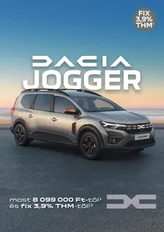 Dacia katalógus, Siófok | Dacia Jogger | 2025-01-01T00:00:00.000Z - 2025-12-31T00:00:00.000Z