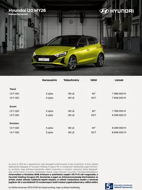 Hyundai katalógus, Siófok | Csúcsajánlatok és kedvezmények | 2025-07-19T00:00:00.000Z - 2026-07-19T00:00:00.000Z
