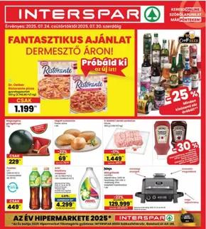 Interspar katalógus, Szeged | Csúcsajánlatok és kedvezmények | 2025-07-24T00:00:00.000Z - 2025-07-30T00:00:00.000Z