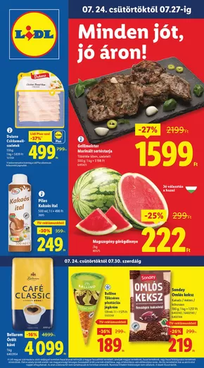 Lidl katalógus, Siklós | Akciós újság – 30. hét | 2025-07-24T00:00:00.000Z - 2025-07-30T00:00:00.000Z