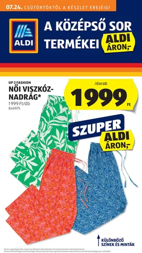 Aldi katalógus, Tát | Exkluzív akciók | 2025-07-20T00:00:00.000Z - 2025-07-24T00:00:00.000Z