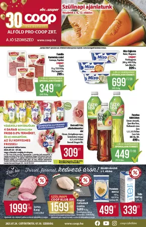 Coop katalógus, Gárdony | Coop regionális szórólap július 4. hét - Alföld | 2025-07-24T00:00:00.000Z - 2025-07-30T00:00:00.000Z