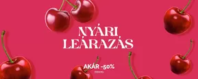 Pupa katalógus, Siófok | 50% | 2025-07-24T00:00:00.000Z - 2025-07-31T00:00:00.000Z