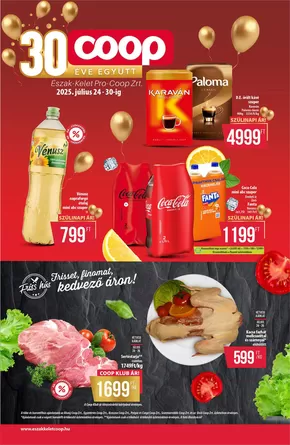 Coop katalógus | Coop regionális szórólap július 4. hét - Észak-Kelet | 2025-07-24T00:00:00.000Z - 2025-07-30T00:00:00.000Z