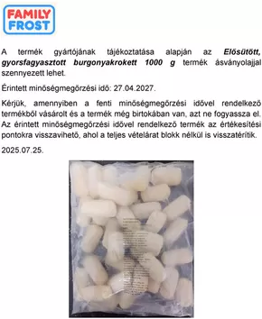 Family Frost katalógus, Vecsés | Csúcsajánlatok és kedvezmények | 2025-07-26T00:00:00.000Z - 2027-04-27T00:00:00.000Z