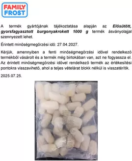 Family Frost katalógus | Csúcsajánlatok és kedvezmények | 2025-07-26T00:00:00.000Z - 2027-04-27T00:00:00.000Z