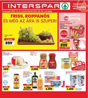 Interspar katalógus, Vecsés | Exkluzív ajánlatok ügyfeleinknek | 2025-07-31T00:00:00.000Z - 2025-08-06T00:00:00.000Z