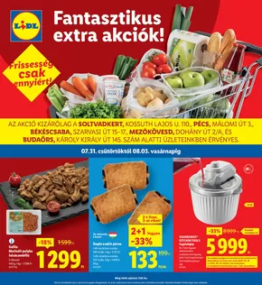 Lidl katalógus, Vecsés | Érvényes 07.31-től | 2025-07-31T00:00:00.000Z - 2025-08-03T00:00:00.000Z