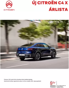 Citroën katalógus, Szolnok | Új ë-C4 X | 2025-07-28T00:00:00.000Z - 2025-08-11T00:00:00.000Z