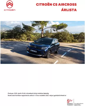 Citroën katalógus, Szolnok | C5 Aircross | 2025-07-28T00:00:00.000Z - 2025-08-11T00:00:00.000Z
