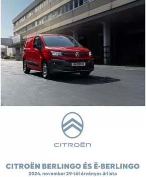 Citroën katalógus, Szolnok | Új Ë-Berlingo Furgon | 2025-07-28T00:00:00.000Z - 2025-08-11T00:00:00.000Z
