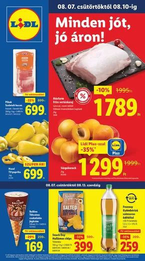 Lidl katalógus, Aba | Akciós újság – 32. hét | 2025-08-07T00:00:00.000Z - 2025-08-13T00:00:00.000Z