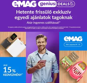Emag katalógus, Debrecen | Nagyszerű ajánlat minden ügyfélnek | 2025-08-04T00:00:00.000Z - 2025-08-10T00:00:00.000Z