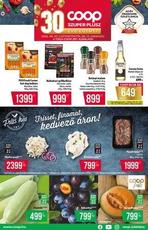 Coop katalógus, Debrecen | Vonzó különleges ajánlatok mindenki számára | 2025-08-07T00:00:00.000Z - 2025-08-13T00:00:00.000Z
