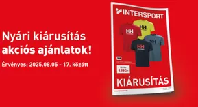Intersport katalógus, Keszthely | Nagyszerű kedvezmények kiválasztott termékekre | 2025-08-05T00:00:00.000Z - 2025-08-17T00:00:00.000Z