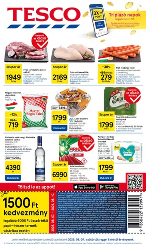Tesco katalógus, Nagyhalász | Nagyszerű kedvezmények kiválasztott termékekre | 2025-08-07T00:00:00.000Z - 2025-08-13T00:00:00.000Z