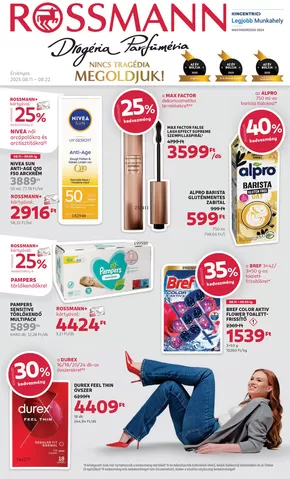 Rossmann katalógus | Nagyszerű ajánlat minden ügyfélnek | 2025-08-06T00:00:00.000Z - 2025-08-22T00:00:00.000Z