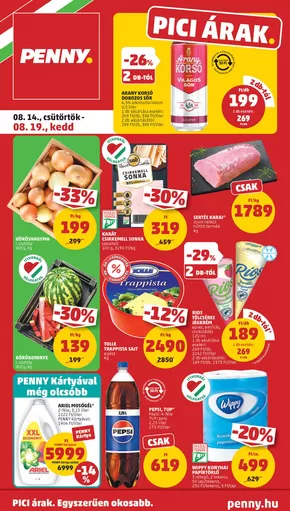 Penny Market katalógus, Kunszentmárton | Csúcsajánlatok és kedvezmények | 2025-08-14T00:00:00.000Z - 2025-08-19T00:00:00.000Z