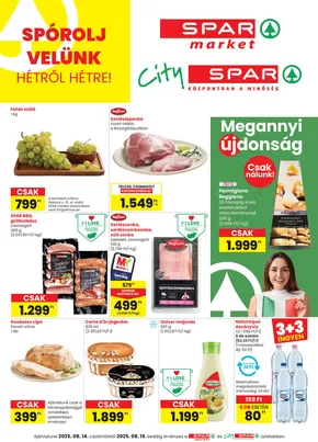 Spar katalógus, Budapest | Nagyszerű ajánlat a kedvezményvadászoknak | 2025-08-14T00:00:00.000Z - 2025-08-19T00:00:00.000Z