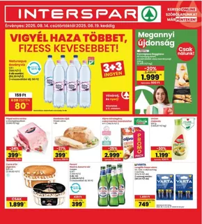 Interspar katalógus, Békéscsaba | Exkluzív akciók | 2025-08-14T00:00:00.000Z - 2025-08-19T00:00:00.000Z
