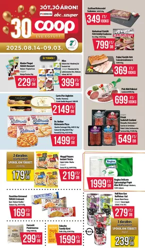 Coop katalógus, Jánosháza | Nagyszerű ajánlat minden ügyfélnek | 2025-08-14T00:00:00.000Z - 2025-09-03T00:00:00.000Z