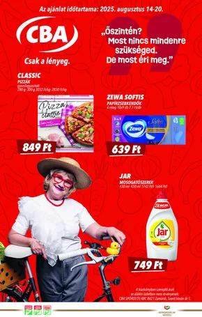CBA katalógus, Jánoshalma | cba 0814 0820 | 2025-08-14T00:00:00.000Z - 2025-12-31T00:00:00.000Z