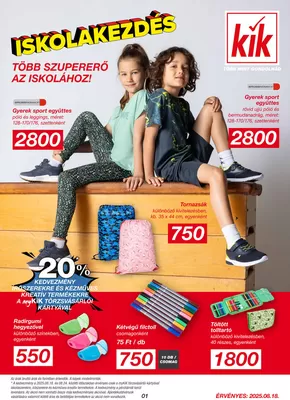 Kik katalógus, Szeged | Kik akciós | 2025-08-18T00:00:00.000Z - 2025-08-18T00:00:00.000Z