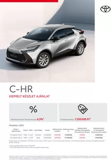 Toyota katalógus, Békéscsaba | arlista c hr 2025 akciok | 2025-08-18T00:00:00.000Z - 2026-08-18T00:00:00.000Z