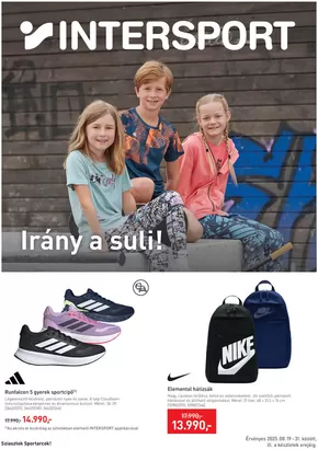 Intersport katalógus, Hatvan | Sulikezdő akciós ajánlatok | INTERSPORT | 2025-08-19T00:00:00.000Z - 2025-08-31T00:00:00.000Z