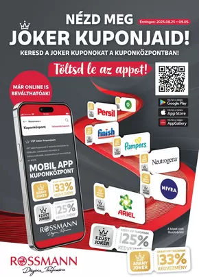 Rossmann katalógus | Nagyszerű kedvezmények kiválasztott termékekre | 2025-08-21T00:00:00.000Z - 2025-09-05T00:00:00.000Z