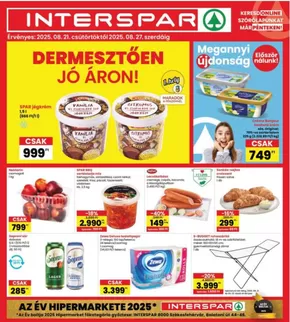 Interspar katalógus, Budapest | INTERSPAR | 2025-08-21T00:00:00.000Z - 2025-08-27T00:00:00.000Z