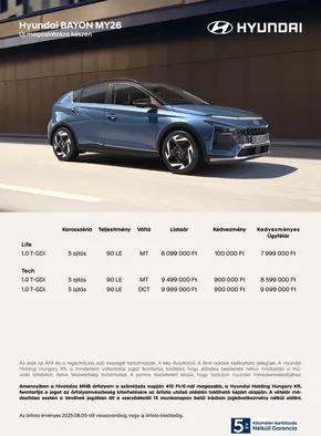 Hyundai katalógus, Győr | Exkluzív ajánlatok és akciók | 2025-08-22T00:00:00.000Z - 2026-08-22T00:00:00.000Z