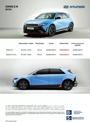 Hyundai katalógus | Hyundai IONIQ 5 N akciós | 2025-08-22T00:00:00.000Z - 2026-08-22T00:00:00.000Z