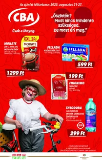 CBA katalógus, Szekszárd | cba 0721 0727 | 2025-08-25T00:00:00.000Z - 2025-12-31T00:00:00.000Z